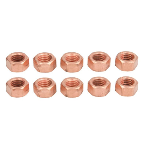 Гайка омедненная выхлопгой системы M10x1,5, 1pcs