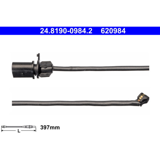 Датчик зносу колодок передн AUDI A4 ALLROAD B9, A4 B9, A5, A6 ALLROAD C8, A6 C8, A7, A8 D5, E-TRON, E-TRON GT, Q5, Q7, Q8; VW TOUAREG 1.4-Electric 01.15-