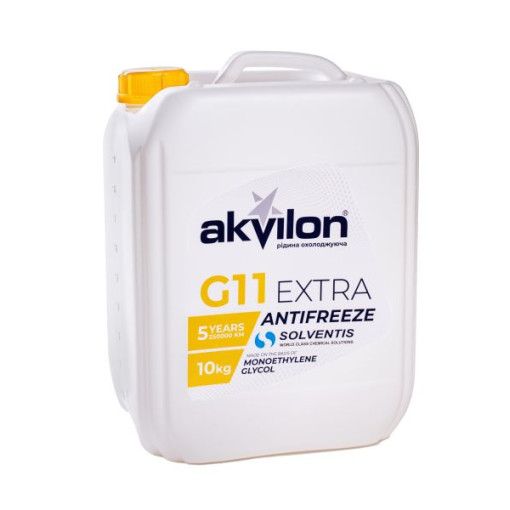 Антифриз готовий  (тип G11) AKVILON AKVILON ANT EXT YEL 10KG