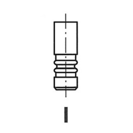 Клапан впускной OPEL ASTRA J GTC, INSIGNIA A, INSIGNIA A COUNTRY, VECTRA C; SAAB 9-3, 9-3X, 9-5 2.0/2.0ALK/2.2 04.02- 35,2x6x102,2