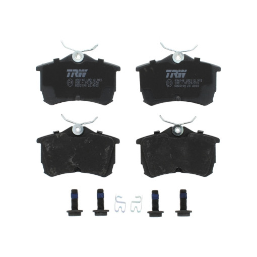 Гальмівні колодки задні к/кт HONDA ACCORD VI, ACCORD VII; TOYOTA COROLLA 1.3-2.4 07.92-05.08