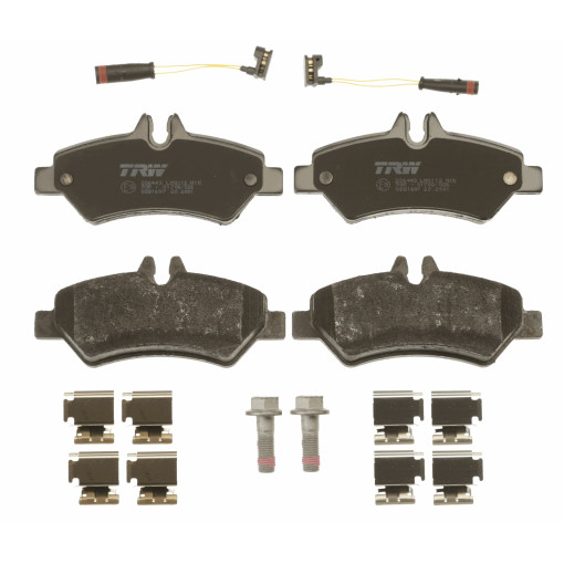 Гальмівні колодки задні к/кт MERCEDES SPRINTER 3,5-T (B906), SPRINTER 3-T (B906), SPRINTER 4,6-T (B906), SPRINTER 5-T (B906) 1.8-3.5 04.06-