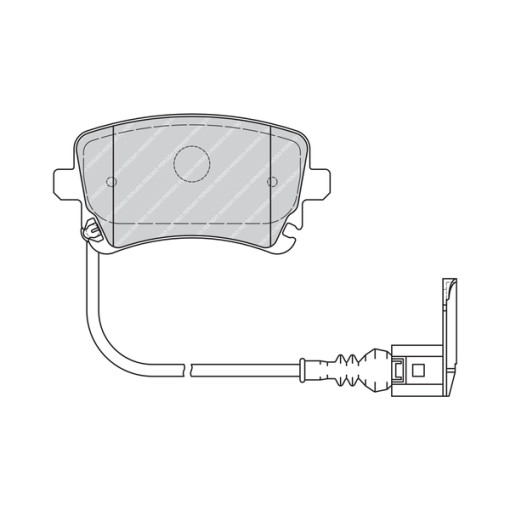 Гальмівні колодки задні к/кт VW MULTIVAN V, MULTIVAN VI, TRANSPORTER / CARAVELLE VI, TRANSPORTER V, TRANSPORTER VI 1.9D-3.2 04.03-