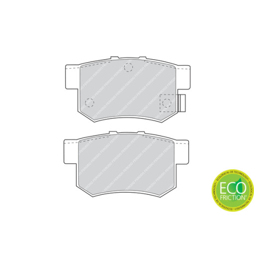 Колодки тормозные задние к/кт ACURA LEGEND, LEGEND II, MDX, RSX, TL, TSX; FIAT SEDICI; HONDA ACCORD IV, ACCORD V, AC