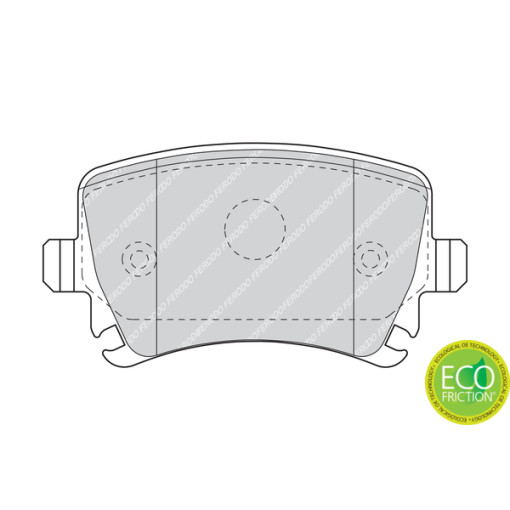 Колодки тормозные задние к/кт AUDI A3, A4 B5, A4 B7, A6 ALLROAD C6, A6 C5, A6 C6, TT; SEAT ALTEA, ALTEA XL, EXEO, EX