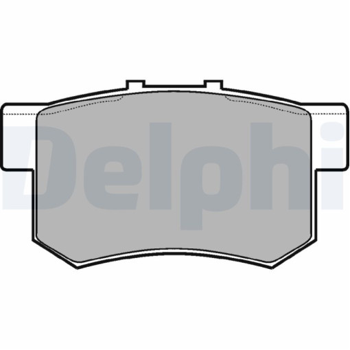 Колодки тормозные задние к/кт ACURA LEGEND, RL, RSX, TL, TSX; HONDA ACCORD IV, ACCORD V, ACCORD VI, ACCORD VII, CIVIC III, CIVIC IV, CIVIC IX, CIVIC V