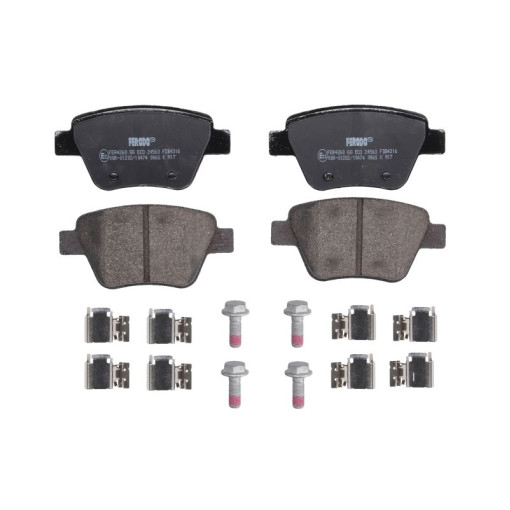 Колодки тормозные задние к/кт AUDI A1, A3; SEAT LEON; SKODA OCTAVIA II, SUPERB II, YETI; VW BEETLE, CADDY III, CADDY III/MINIVAN, EOS, GOLF VI, JETTA
