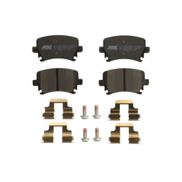 Колодки тормозные задние к/кт AUDI A3, A4 B5, A4 B6, A4 B7, A4 B8, A6 ALLROAD C6, A6 C4, A6 C5, A6 C6, A8 D3, Q3, TT; SEAT ALHAMBRA, ALTEA, ALTEA XL,