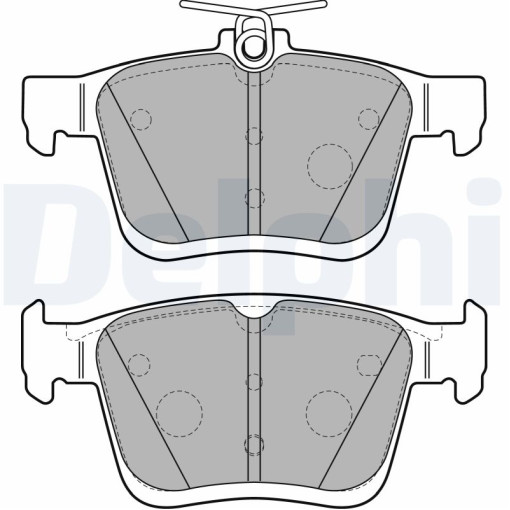 Гальмівні колодки задні к/кт AUDI A3, A8 D4, Q2, TT; SEAT ATECA, LEON, LEON SC, LEON ST, TARRACO; SKODA KAROQ, SUPERB III; VW ARTEON, ARTEON SHOOTING BRAKE, EOS 1.0-Electric 05.09-