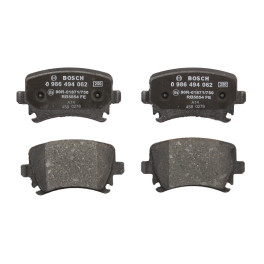 Гальмівні колодки задні к/кт AUDI A3, TT; SEAT LEON, LEON SC, LEON ST; SKODA OCTAVIA III, SUPERB II; VW DERBY, EOS, GOLF V, GOLF VI, SCIROCCO III 1.0-3.6 10.81-