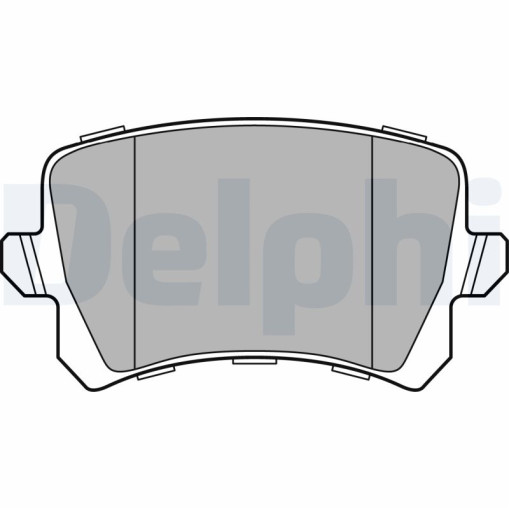 Колодки тормозные задние к/кт AUDI A6 ALLROAD C6, A6 C6, Q3; SEAT ALHAMBRA; VW CC B7, PASSAT ALLTRACK B7, PASSAT B5.5, PASSAT B6, PASSAT B7, SHARAN, T