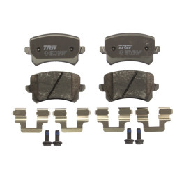 Гальмівні колодки задні к/кт AUDI A6 C6, Q3; SEAT ALHAMBRA; VW CC B7, PASSAT ALLTRACK B7, PASSAT B6, PASSAT B7, SHARAN, TIGUAN 1.4-4.2 05.04-