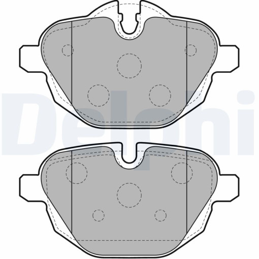 Гальмівні колодки задні к/кт BMW 5 (F10), 5 (F11), 5 (G30, F90), 5 (G31), 6 GRAN TURISMO (G32), 7 (G11, G12), I8 (I12), I8 (I15), X3 (F25), X3 (G01, F97), X4 (F26), X4 (G02 1.5H-4.4 02.09-