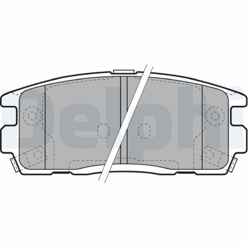 Гальмівні колодки задні к/кт CHEVROLET CAPTIVA, CAPTIVA SPORT, EQUINOX; OPEL ANTARA A; PONTIAC TORRENT 2.0D-3.6ALK 04.03-