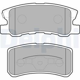 Колодки тормозные задние к/кт CHRYSLER 200, SEBRING; CITROEN C4 AIRCROSS, C-CROSSER, C-CROSSER ENTERPRISE; DODGE AVENGER, CALIBER; JEEP COMPASS, PATRI