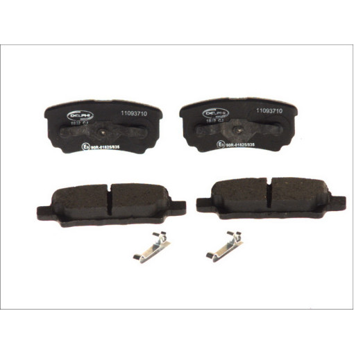 Гальмівні колодки задні к/кт CHRYSLER 200, SEBRING; DODGE AVENGER, CALIBER; JEEP COMPASS, PATRIOT; LEXUS RX; MITSUBISHI ECLIPSE III, LANCER VII, LANCER VIII, OUTLANDER I 1.3-3.6ALK 05.95-