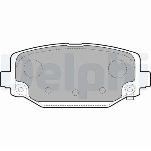 Колодки тормозные задние к/кт CHRYSLER VOYAGER V; DODGE JOURNEY; FIAT FREEMONT; LANCIA VOYAGER 2.0D-3.8 10.07-