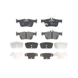 Колодки тормозные задние к/кт FORD FOCUS IV, GALAXY III, MONDEO V, S-MAX; FORD USA EDGE, FUSION ; LINCOLN MKX 1.0-2.7 09.12-