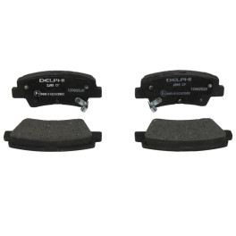 Колодки тормозные задние к/кт HYUNDAI ACCENT IV, ACCENT V, BAYON, I10 II, I10 III, I20 ACTIVE, I20 II, I20 III, I30, I40 I, I40 I CW, IONIQ, SONATA VI