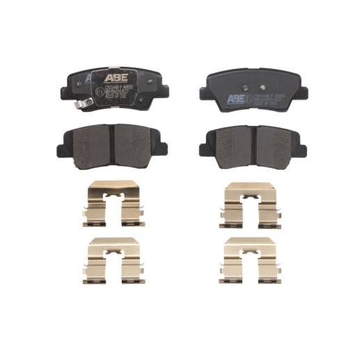 Гальмівні колодки задние к/кт HYUNDAI ACCENT IV, ACCENT V, ELANTRA V, ELANTRA VI, GETZ, GRANDEUR, I10 II, I10 III, I20 ACTIVE, I20 II, I30, I40 I, I40 I CW, IONIQ, KONA 1.0-Electric 09.99-