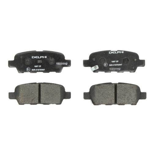 Гальмівні колодки задні к/кт INFINITI EX, FX, G, M45, Q50, QX50 I; NISSAN ALTIMA, CUBE, JUKE, LEAF, MAXIMA, MAXIMA VI, MURANO I, MURANO II, PULSAR, QASHQAI I, QUEST 1.2-Electric 02.01-