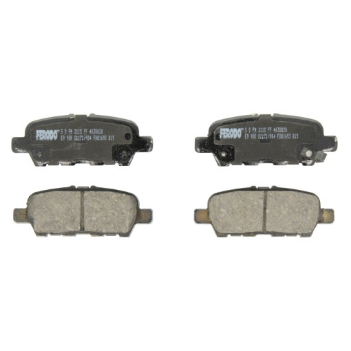 Колодки тормозные задние к/кт INFINITI EX, FX, G, M45, Q50, QX50 I; NISSAN CUBE, JUKE, LEAF, MAXIMA, MURANO I, MURANO II, MURANO III, NV200, NV200 / E