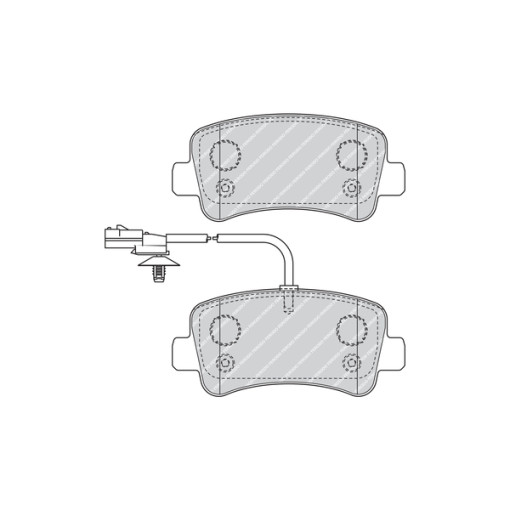 Гальмівні колодки задні к/кт NISSAN NV400; OPEL MOVANO B; RENAULT MASTER III 2.3D/Electric 02.10-