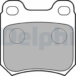 Колодки тормозные задние к/кт OPEL KADETT E, OMEGA A, OMEGA B, SENATOR B, VECTRA B; SAAB 9-3 1.6-3.6 09.84-07.03
