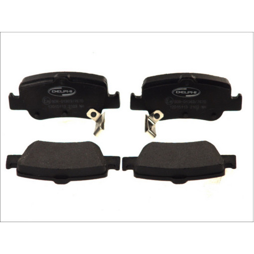 Гальмівні колодки задні к/кт TOYOTA AURIS, COROLLA, VERSO 1.2-2.2D 10.06-08.19