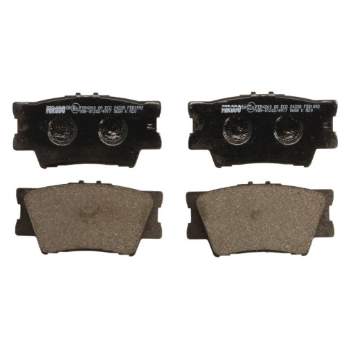 Колодки тормозные задние к/кт VOLVO 340-360; LEXUS ES; PONTIAC VIBE; TOYOTA AVALON, CAMRY, RAV 4 III, RAV 4 IV 1.8-3.5 08.84-