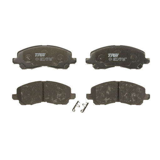 Гальмівні колодки передні к/кт (с аксессуарами) CHRYSLER 200; CITROEN C4 AIRCROSS; DODGE CALIBER; JEEP COMPASS; LANCIA FLAVIA; MITSUBISHI ASX, ECLIPSE III, GALANT IX, GALANT VIII 1.3-3.0 09.96-