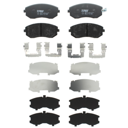 Гальмівні колодки передні к/кт (с аксессуарами) SUBARU FORESTER, IMPREZA, LEGACY IV, LEGACY V, OUTBACK, TRIBECA 1.5-3.6 12.00-