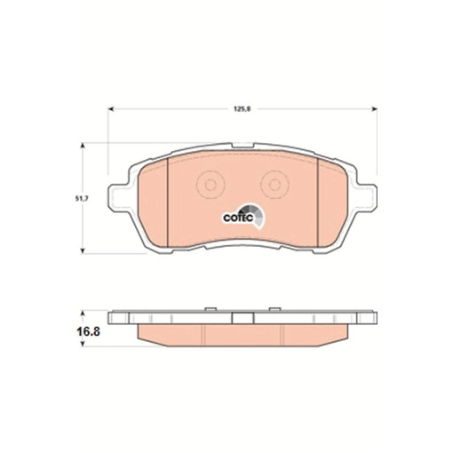 Колодки тормозные передние к/кт FORD FIESTA VI; SUZUKI SWIFT V 1.0-1.6D 06.08-