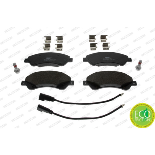 Гальмівні колодки передні к/кт FORD TRANSIT, TRANSIT TOURNEO 2.2D 04.06-08.14