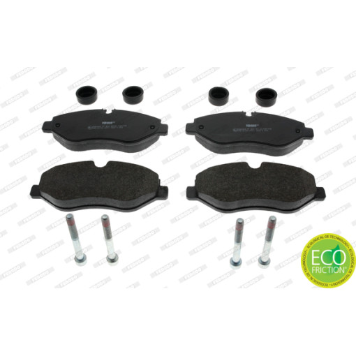 Гальмівні колодки передні к/кт MERCEDES EQV (W447), EVITO TOURER (W447), EVITO (W447), MARCO POLO CAMPER (W447), SPRINTER 3,5-T (B906) 1.6D-Electric 09.03-