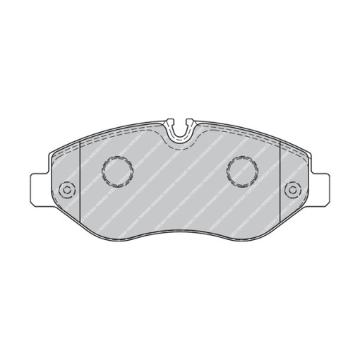 Гальмівні колодки передні к/кт MERCEDES EQV (W447), EVITO TOURER (W447), EVITO (W447), MARCO POLO CAMPER (W447), SPRINTER 3,5-T (B906) 1.6D-Electric 09.03-