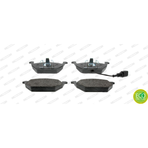 Гальмівні колодки передні к/кт (с замком) AUDI A2, A3; SEAT ALTEA, ALTEA XL, CORDOBA, LEON, TOLEDO II, TOLEDO III; SKODA FABIA I, FABIA I PRAKTIK, FABIA II, OCTAVIA I 1.2-Electric 09.96-