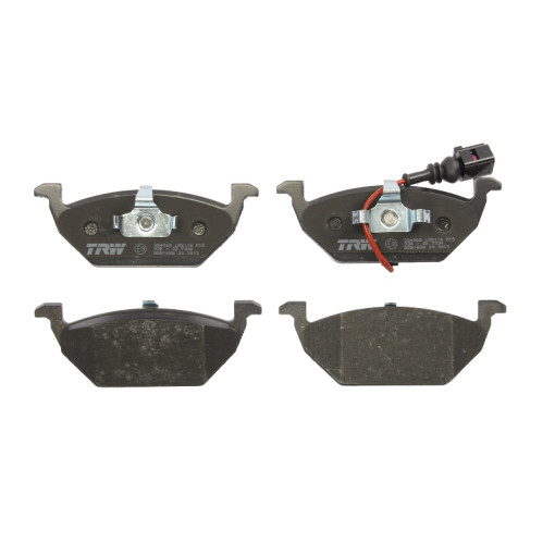 Гальмівні колодки передні к/кт AUDI A3; SEAT ALTEA, ALTEA XL, LEON, TOLEDO III; SKODA OCTAVIA II, ROOMSTER, ROOMSTER PRAKTIK, YETI; VW BEETLE, BORA, BORA I, CADDY III 1.2-3.2 08.97-