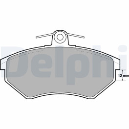 Колодки тормозные передние к/кт AUDI A4 B5, CABRIOLET B3; CHERY COWIN, TIGGO; SEAT CORDOBA, CORDOBA VARIO, IBIZA II, INCA, TOLEDO I, TOLEDO II; VW CAD