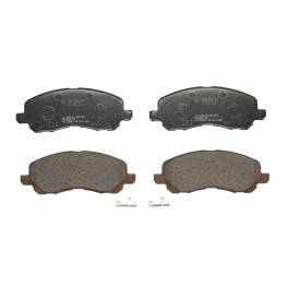 Гальмівні колодки передні к/кт CHRYSLER 200, SEBRING; DODGE AVENGER; JEEP COMPASS; LANCIA FLAVIA; MITSUBISHI ASX, GALANT VIII, LANCER VII, LANCER VIII, OUTLANDER I 1.3-3.0 09.96-