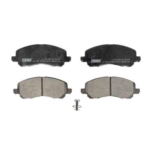 Колодки тормозные передние к/кт CHRYSLER 200; DODGE CALIBER; JEEP COMPASS; MITSUBISHI ASX 1.6-2.4 12.07-