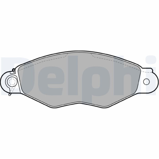 Колодки тормозные передние к/кт CITROEN XSARA; NISSAN KUBISTAR; PEUGEOT 306; RENAULT KANGOO, KANGOO EXPRESS 1.2-1.9D 03.96-