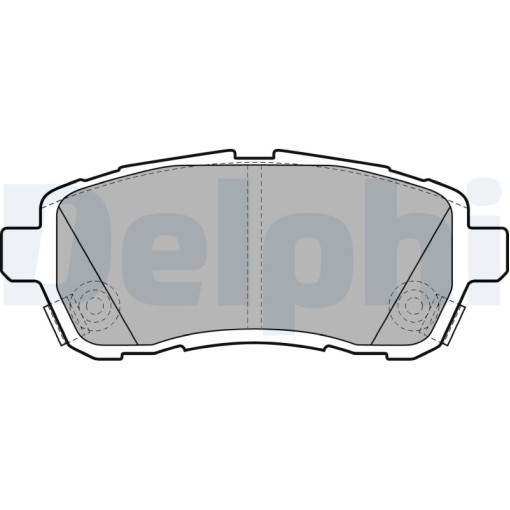 Колодки тормозные передние к/кт DAIHATSU MATERIA, SIRION; FORD FIESTA VI; MAZDA 2; SUBARU JUSTY IV; SUZUKI BALENO, SWIFT IV, SWIFT V 1.0-1.6D 10.06-