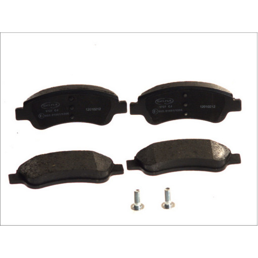 Колодки тормозные передние к/кт DS DS 3; CITROEN BERLINGO, BERLINGO/MINIVAN, C2, C3 AIRCROSS II, C3 I, C3 II, C3 III, C3 PICASSO, C4, C4 CACTUS, C4 I,