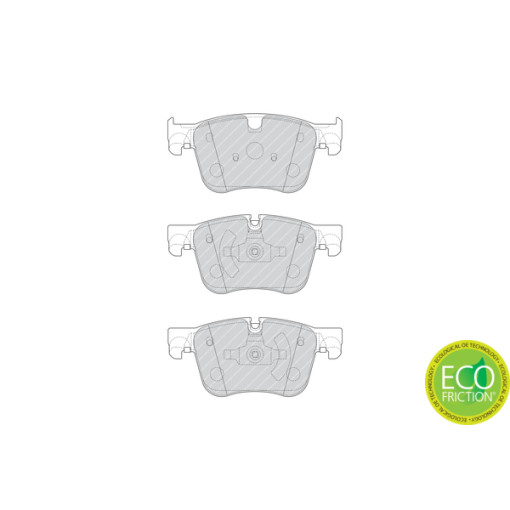 Колодки тормозные передние к/кт DS DS 7; CITROEN BERLINGO, BERLINGO/MINIVAN, C4 GRAND PICASSO II, C4 PICASSO II, C4 SPACETOURER, C5 AIRCROSS, GRAND C4
