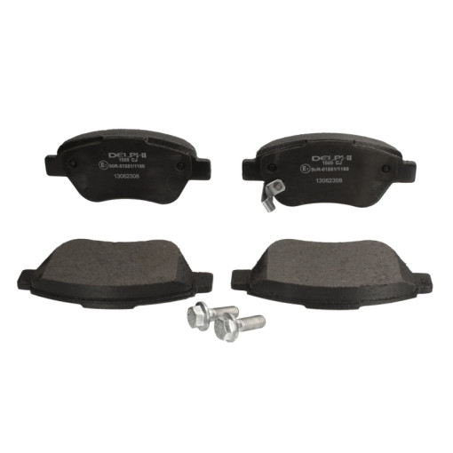 Колодки тормозные передние к/кт FIAT DOBLO/MINIVAN; OPEL ADAM, CORSA D 1.0-1.4LPG 10.05-02.19