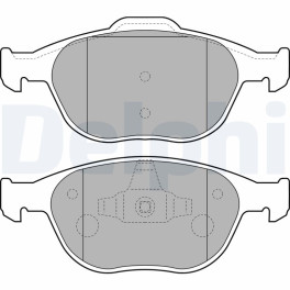 Колодки тормозные передние к/кт FORD FIESTA IV, FIESTA V, FIESTA/MINIVAN, FOCUS I, KA, PUMA, STREET KA, TOURNEO CONNECT, TRANSIT CONNECT 1.3-2.0 08.95