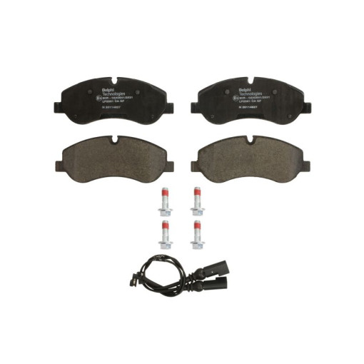 Колодки тормозные передние к/кт FORD TOURNEO CUSTOM V362, TRANSIT CUSTOM V362, TRANSIT V363 1.0H-2.2D 04.12-