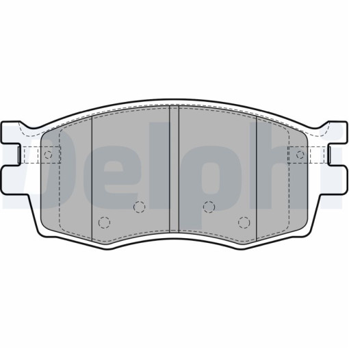 Колодки тормозные передние к/кт HYUNDAI ACCENT III, I20 I; KIA RIO II 1.1D-1.6D 03.05-