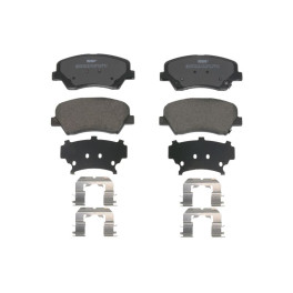 Колодки тормозные передние к/кт HYUNDAI ELANTRA V, I30, VELOSTER; KIA CEE'D, CEED, PRO CEE'D, SORENTO II 1.4-3.3 02.11-
